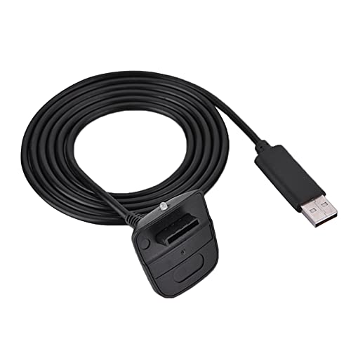 Wisoqu USB Töltő Kábel 360 Játékvezérlő töltőkábel Gyors Töltés Kábel-ide Nem értve a Játék Kontroller(Fekete)