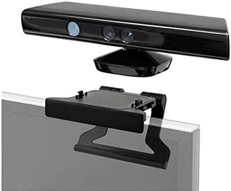 Tartós Használata Műanyag Fekete Műanyag TV Csipesz Csipesz Mount Szerelhető Tartót Alkalmas a Microsoft Xbox 360 Kinect Érzékelő