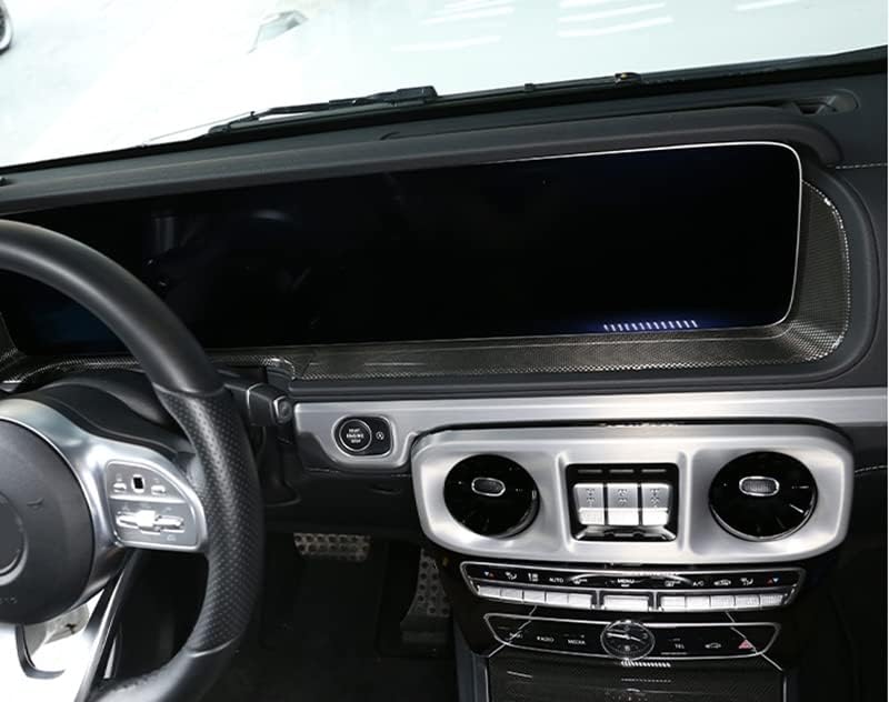 Új Szénszálas Navigátor Kárpitok Kompatibilis a Mercedes-Benz G-Osztály W464 2019-2023 G350 G400 G500 (Egy Sor)