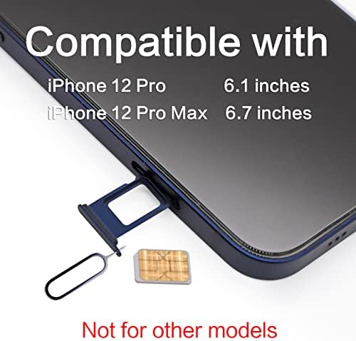 ASDAWN iPhone 12 Pro Max SIM-Kártya Nyílásba Tálca Jogosultja Csere az iPhone-12 Pro SIM-Kártya Tálca Foglalata Vízálló Gumi Gyűrű,