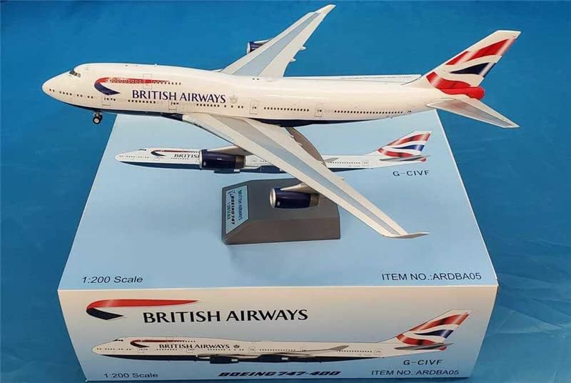 ARD200 a Boeing 747-400 British Airways G-CIVF 1/200 FRÖCCSÖNTÖTT Repülőgép Előre elkészített Modell