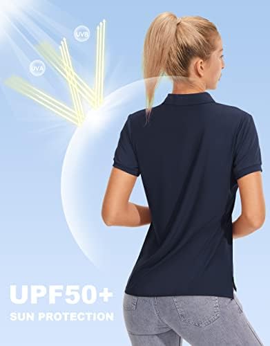 PERSIT Női Golf Pólók UPF 50+ Tenisz Sportos póló Galléros Alkalmi Munka Maximum Száraz Fit Puha Hűtés Póló