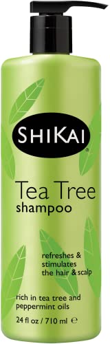ShiKai - teafa Sampon, Frissítő hajmosás, Nem Szappan Hidratáló, Visszaállítja a Csillogás & Shine, hogy a Fakó Haj, Gazdag, Növényekkel,