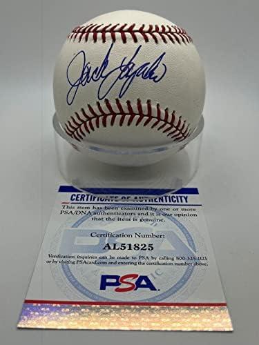 Jack Lazorko Brewers Angyalok Aláírt Autogramot Hivatalos MLB Baseball PSA DNS - Dedikált Baseball