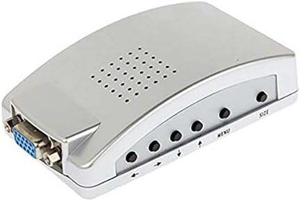 Varrat nélküli csövek 15-DB02 VGA RCA, S-Video, s-VGA Átalakító (Ezüst)