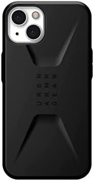 URBAN ARMOR GEAR UAG iPhone 13-Ügyben [6.1 colos Képernyő] Civil, Fekete & iPhone 13 [6.1 colos Képernyő] Prémium Dupla, Megerősített Üveg