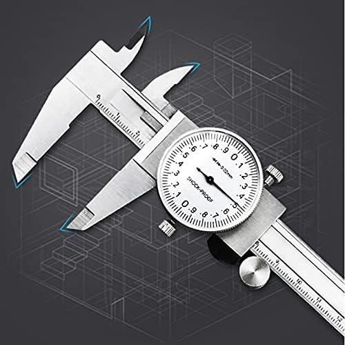 UXZDX Metrikus Mérő Precíziós Tárcsa Vernier Féknyereg Mérési Eszköz 0-150 mm-rázkódásálló szénacél Multifunkcionális Uralkodó