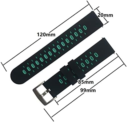 IRFKR 20mm Színes Watchband szíj, a Garmin Forerunner 245 245M 645 Zene vivoactive 3 Sport szilikon Okos watchband Karkötő