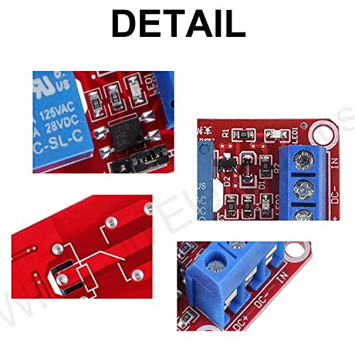 5V-os Relé Modul Elszigetelt Optocoupler Magas vagy Alacsony Szintű Trigger Relé Testület 4 Csatornás 12V-os Relé Modul Relé Kapcsoló