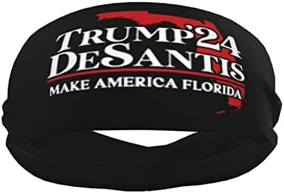 Trump Desantis 2024 Sport Fejpánt Nedvesség Wicking Hairband Női Mans Hairband Női Futás Kerékpározás Jóga Gyakorlása Sport