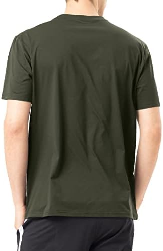 Férfi T-Shirt Ránc-Rezisztens Teljesítmény Tee 4 Módon Stretch Gyors Száraz, Rövid Ujjú Nedvesség Wicking UPF 50+ napvédő