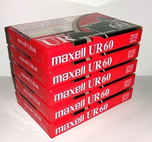 Maxell UR 60 Helyzetben IEC Típusú Normál Audio Kazetta - 5 Pack
