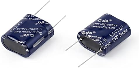 ZAAHH 5.5 V Szuper Kondenzátor CDA 0.22 F 1 2 3.5 4 5 7.5 10 15F Jármű Utazás adatrögzítő Kondenzátor Kombináció F-Típus (Méret : 5.5V25F