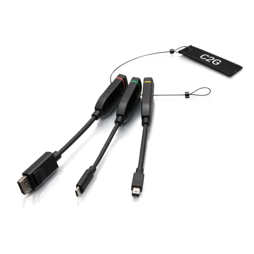 Univerzális 4K-HDMI Adapter Adapter Gyűrű Szín Kódolt DisplayPort, Mini DisplayPort, valamint USB-C