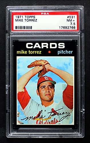 1971 Topps 531 Mike Torrez St. Louis Cardinals (Baseball Kártya) PSA a PSA 7.50 Bíborosok