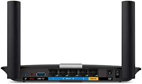 Linksys EA6350 kétsávos Wi-Fi Router Otthon (AC1200 Gyors Vezeték nélküli Útválasztó),Fekete