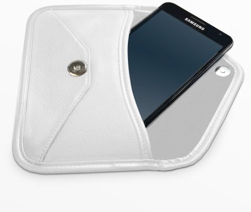 BoxWave Esetben Kompatibilis Motorola Moto Z3 (a bíróság által BoxWave) - Elite Leather Messenger, Táska, műbőr tok Boríték Design