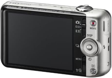 A Sony Cyber-shot DSC-WX50 16.2 MP Digitális Fényképezőgép, 5x Optikai Zoom, 2.7 inch-es LCD (Ezüst) (2012-Es Modell)