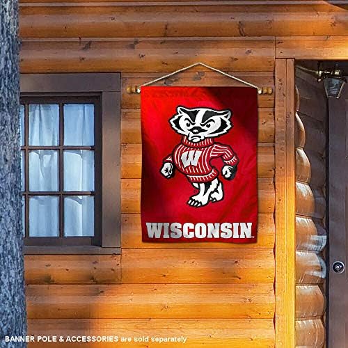 Wisconsin Badgers Ház Zászló Banner