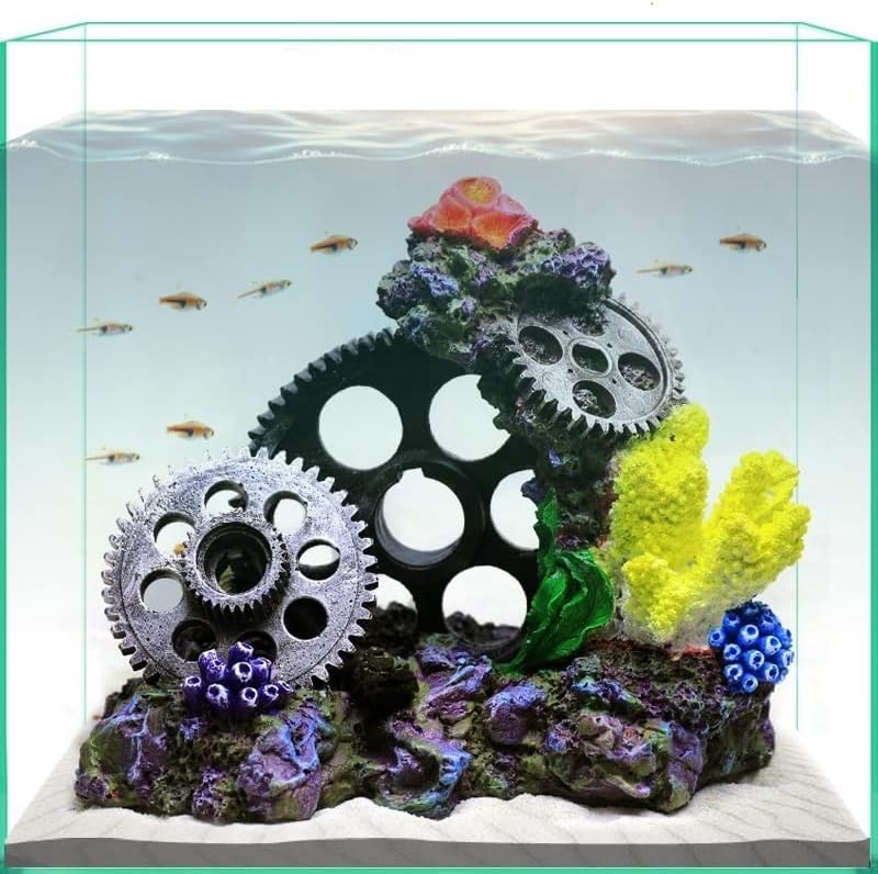 BATRC SYXYSM Szimuláció Korall akvárium Tereprendezés Zátony Jöttetek Hamis Korall-Fa akvárium Tereprendezés Dekoratív Tenger Tartály (Szín
