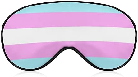 Pasztell Pride Flag - Transznemű LMBT Aludni Szem Maszk Puha Vicces Szem Árnyék Kendőt Szem Fedezze Alszik Maszk Utazás