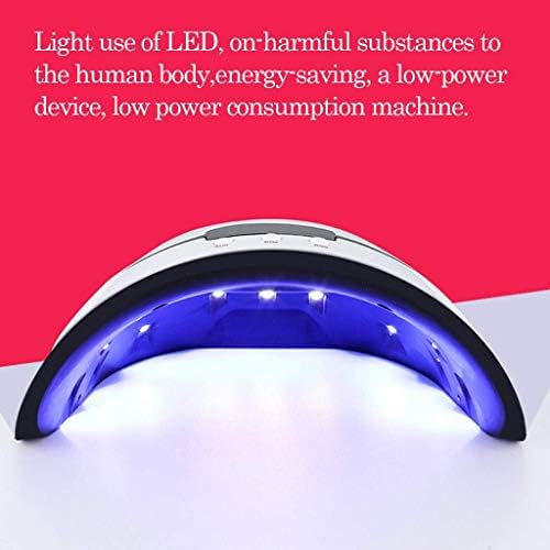 SXNBH Köröm lámpa-Gél LED Lámpa Köröm,Köröm Szárító Zselés Körömlakk UV LED Lámpa, 3 Időzítő Professional Nail Art Eszközök Tartozékok Fehér