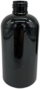 8 oz Fekete Boston Műanyag Palackok -12 Pack Üres Üveget Újratölthető - BPA Mentes - illóolaj - Aromaterápia | Fekete Twist Top Kap - az USA-ban