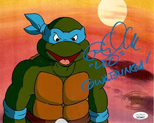 Cam Clarke alá írva 8x10 fotó Leonardo SZÖVETSÉG Teenage Mutant Ninja Turtles