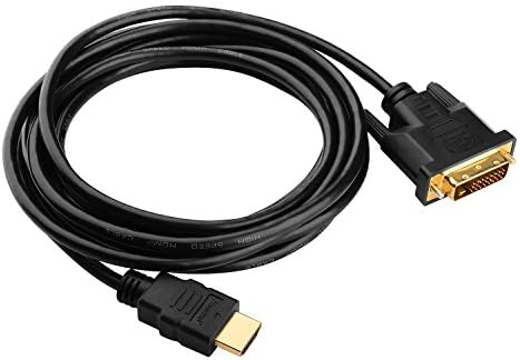 Zagall HDMI Férfi DVI-D Férfi Egyetlen Link Kábel - 10 Láb (V1.3)