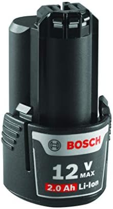 Bosch GHH12V-20MN12 12V Max Fűtött Kapucnis Szett Bosch BAT414 12 Voltos Max Lítium-Ion 2.0 Ah Nagy Kapacitású Akkumulátor, Fekete