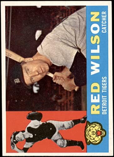 1960 Topps 379 Piros Wilson Detroit Tigers (Baseball Kártya) NM/MT Tigrisek