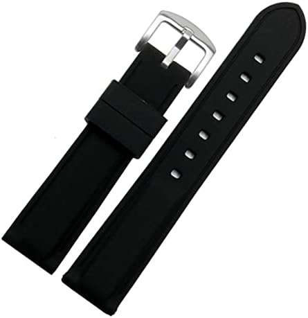 GANYUU Szilikon watchband A Huawei GT2 007 BM8475 Órák pántok Kiegészítők Sport karkötő 20mm 22mm fekete vízálló pántok