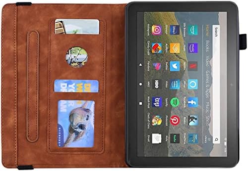 Ütésálló Védő tok Kompatibilis a Kindle Fire HD 8 Tablet & Fire HD-8 Plus Tabletta (10 Generáció 2020-As Kiadás) Vékony, Könnyű,