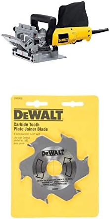 DEWALT DW682K 6.5 Amp Lemez Joiner a DEWALT DW6805 4-Es 6-Os Fogat Keményfém Lemez Asztalos Penge