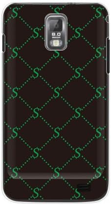 A második Bőr S Monogram Fekete x Zöld (Világos) Design by ROTM/a Galaxy S II LTE-SC-03D/docomo DSCG2L-PCCL-202-Y348