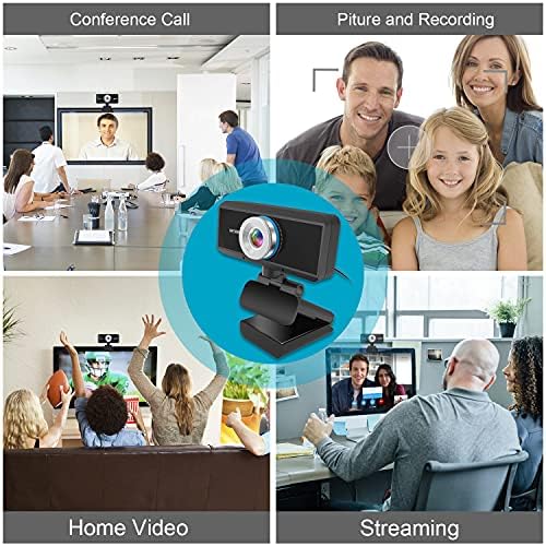A 4K Webkamera Mikrofonnal USB Kapcsolat/Auto Focus/Plug and Play Autofókusz USB Webkamera a Youtube-on Élő, PC/Mac/Laptop/Játék/Online Tanítás
