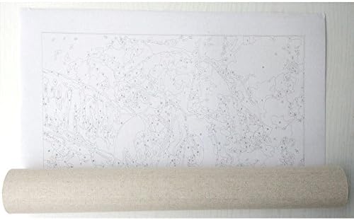 Deco Tér Keretben Festék Száma Set - Absztrakt Rajzfilm Pingvin - DIY Wall Art Dekoráció Vászon Festmény 40 x 50cm / 16 x 20 inch