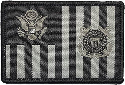 USCG Visszafogott Zászlós - Morál Javítás (Fekete)