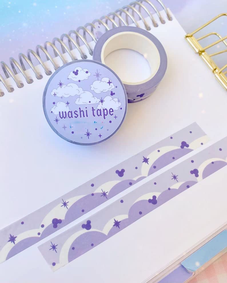 Washi Tape Cuki, Sárga Egér Álmok Washi Tape, Aranyos Rejtett Álmodozó Esztétikai Pasztell Szivárvány Mágikus Tervező Scrapbook washi