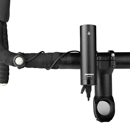 RAVEMEN FR160 Nappal CR1000 1000 Lumen Kerékpár Első Lámpa Vezetékes Távirányító, Anti-Vakító Fény, 21700 Újratölthető Akkumulátor