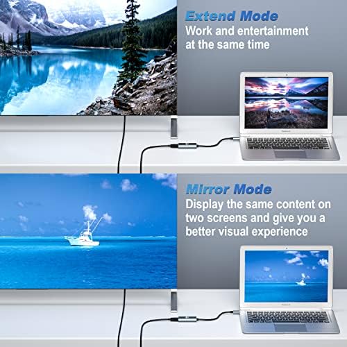 Dokkoló Állomás, USB C-HDMI Adaptert, 4K 60Hz Kompatibilis MacBook Pro Air, iPad Pro, Dell XPS Több
