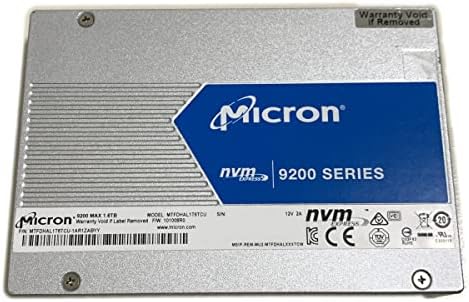A Micron SSD 1.6 TB 9200 Max (Írj Intenzív) 2.5 inch U. 2 NVMe PCIe MTFDHAL1T6TCU PCI Express Vállalati ssd Meghajtó Dell HP Lenovo Supermicro