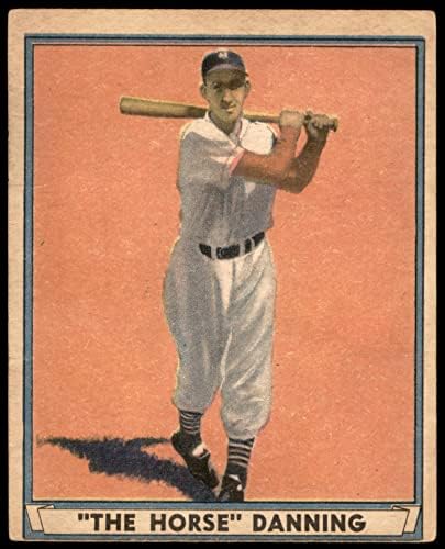 1941 Játszani 7 Harry Danning New York Giants (Baseball Kártya) JÓ Óriások