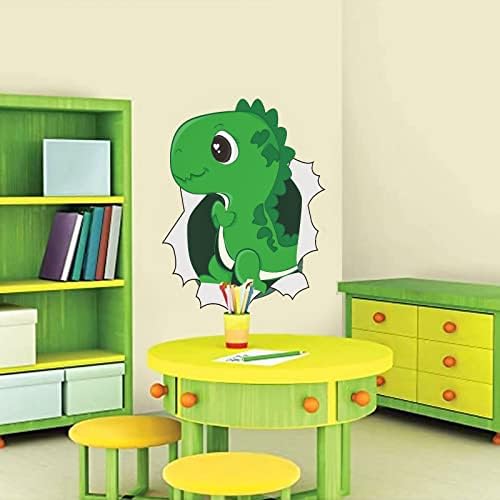 Aranyos Baba, Zöld Dinoszaurusz Falfestmény Matrica Removale Rajzfilm Dinoszaurusz Fali Matrica Gyerekeknek Room Decor Hálószoba Játszószoba