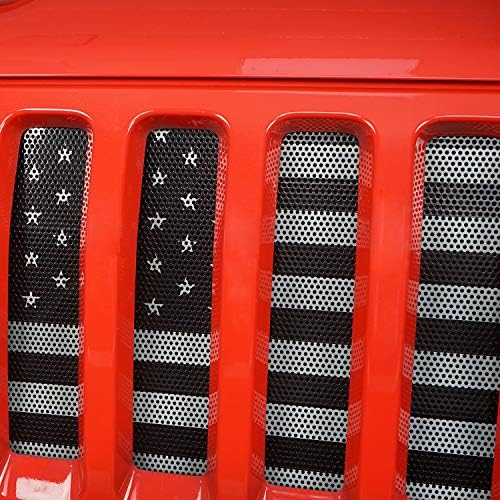 u-Box a Jeep Zászló Grill Háló Helyezze be Hűtőmaszk Hiba Képernyő Deflektor Régi Dicsőség 2018 2019 2020 2021 2022 2023 Jeep Wrangler