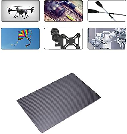 3K Szénszálas Lemez, Lap Tiszta Szénszálas Testület RC Drón Quadcopter UAV/Játékok Twill Matt,50cm/19.7inx60cm/23.2inx5mm