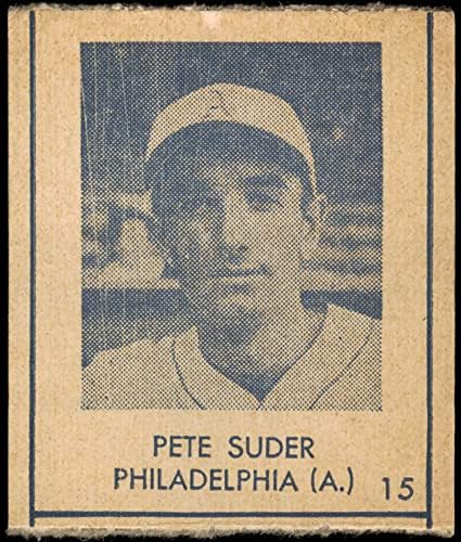 1948 R346 15 Pete Suder Philadelphia Phillies (Baseball Kártya) VG/EX Phillies
