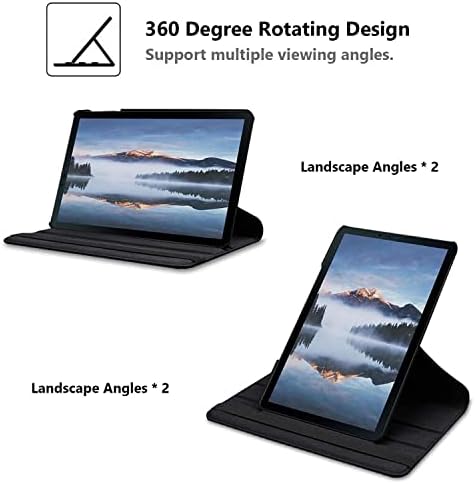 Tok Samsung Galaxy Tab Egy 8.0 hüvelyk 2017 Tabletta (SM-T380 SM-T385),360 fokban Forgó Állvány táska védőburkolat,a Toll,a Képernyő Fólia