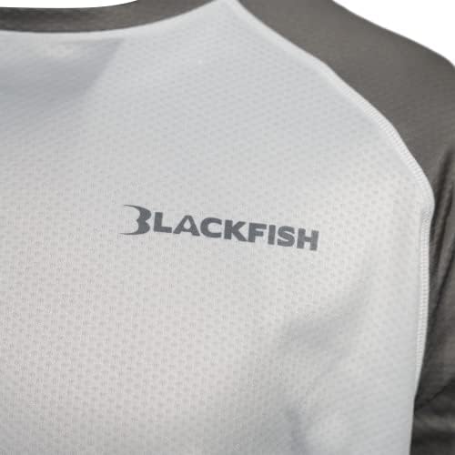 Fekete hal CoolTech UPF Útmutató Hosszú Ujjú Póló, Zászló