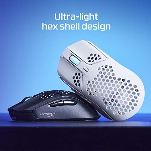 HyperX Pulsefire Haste – Vezeték nélküli Gaming Mouse – Ultra Könnyű, 61g, 100 Órás Akkumulátor-élettartam, 2,4 Ghz-es Vezeték